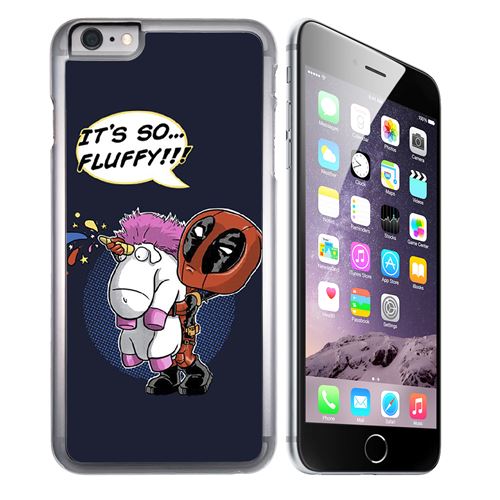 Coque pour iPhone 7 deadpool fluffy licorne