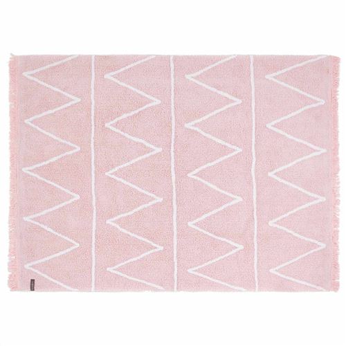 Tapis coton motif Z - rose - 120 x 160 - Lorena Canals