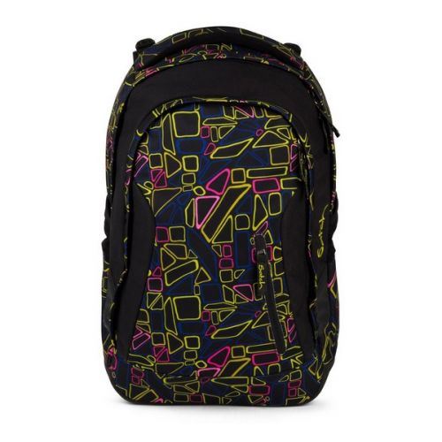 Cartable Eco Ergobag SAT-MAT-001-9K5 Noir Extensible (30 X 22 x 45 cm)