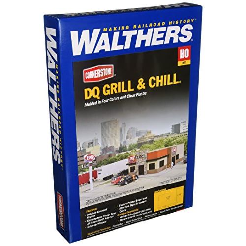 Walthers, Inc. DQ Grill Chill Kit, 7-14 X 5-38 X 2-34 18.4 X 13.6 X 6.9cm