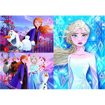 Puzzle 3x48 pièces Clementoni Supercolor Disney Frozen 2
