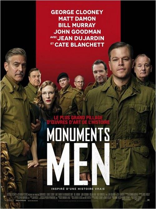 Monuments Men - 120x160 cm - AFFICHE / POSTER