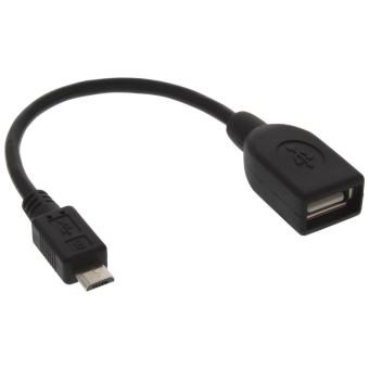 Câble adaptateur USB USB OTG® Micro-B mâle vers USB A femelle 0,15 m