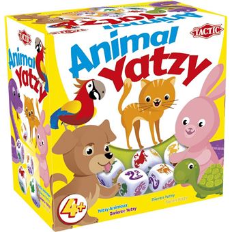 Tactic jeu de dés Animal Yatzy junior 12,4 x 8 cm