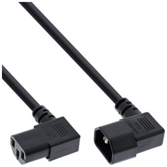 Câble D'alimentation IEC C7 Vers Prise Euro - 3 Mètres, Noir, Certifié VDE - 1