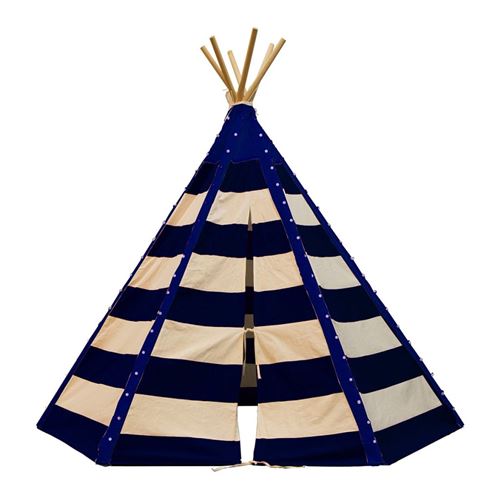 Sunny Tente tipi Lumo avec LED Bleu et blanc C052.103.01