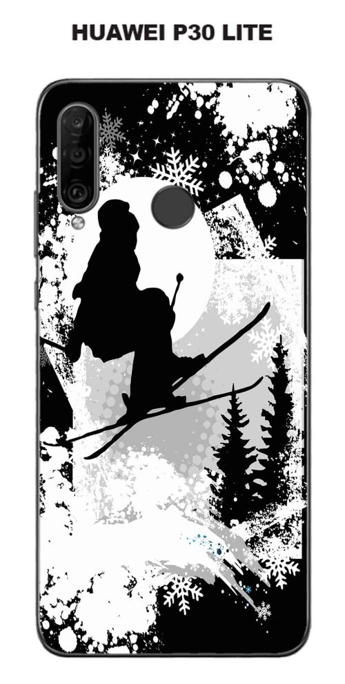 Coque Huawei P30 Lite design ski
