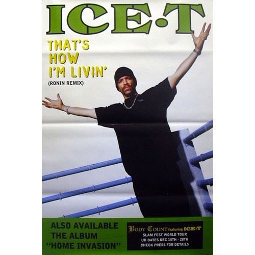 ICE-T - 100x150 cm - AFFICHE / POSTER