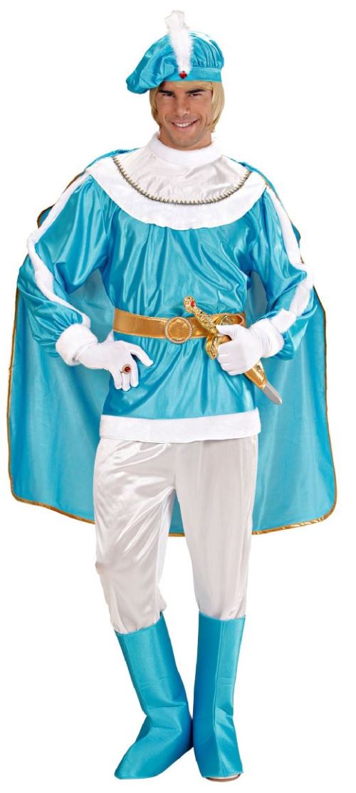 Costume prince bleu renaissance - (40/42)