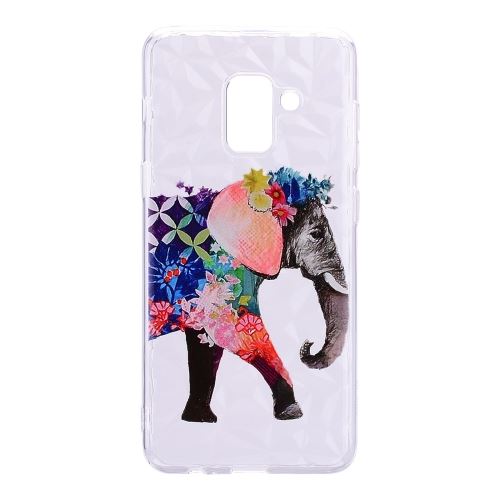 Galaxy A8+ (2018) Coque Protection Tpu Elephant Bijoux Incrusté Als90563