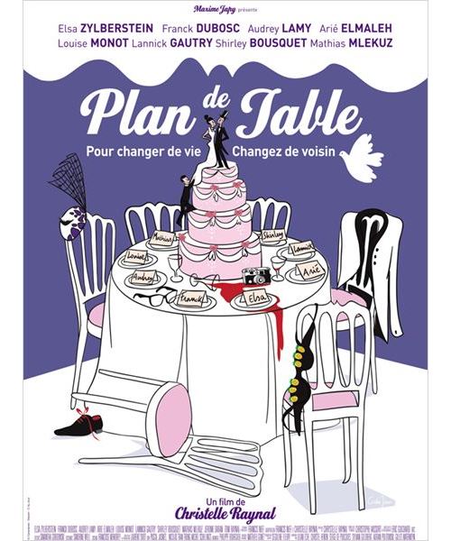 Plan de table AFFICHE CINEMA ORIGINALE