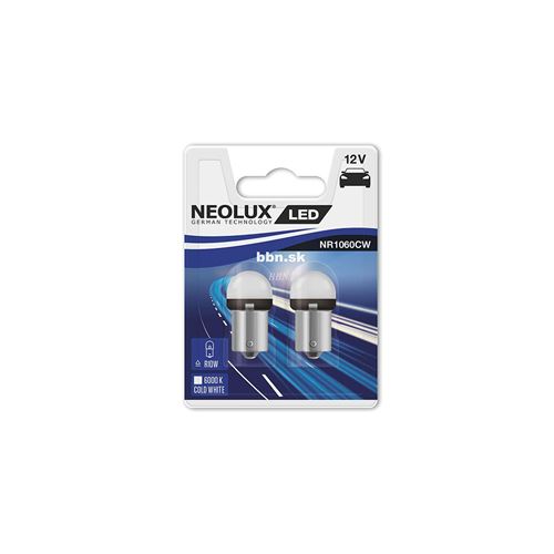 Lampe/ampoule 12v 10w (ba15s) neolux led (1.2w) graisseur (blister de 2)