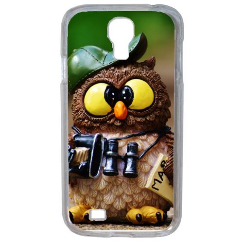 Coque Chouette Compatible Samsung Galaxy S4 Transparent