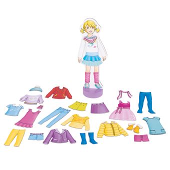 Magnetic dress up doll best sale