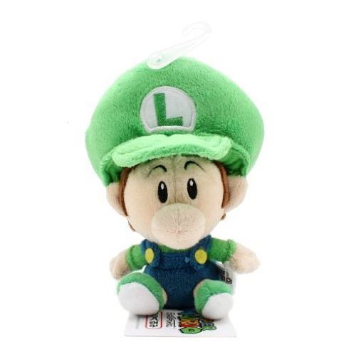 5,5 poupée en peluche japonaise Superbe série Super Mario Plus officielle Sanyi Baby Luigi en peluche