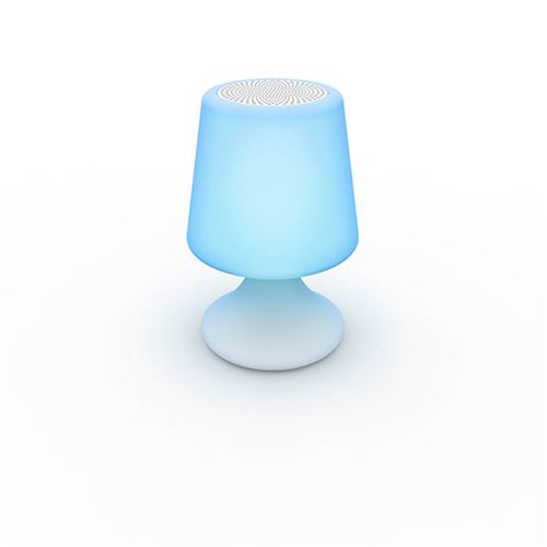 Color Block Lampe Salon Enceinte Bluetooth 7 couleurs Waterproof