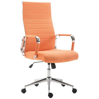 CLP Fauteuil de bureau Kolumbus tissu , Orange - 1