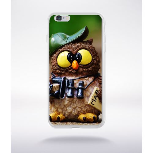 Coque Chouette Compatible Iphone 6 Plus Transparent
