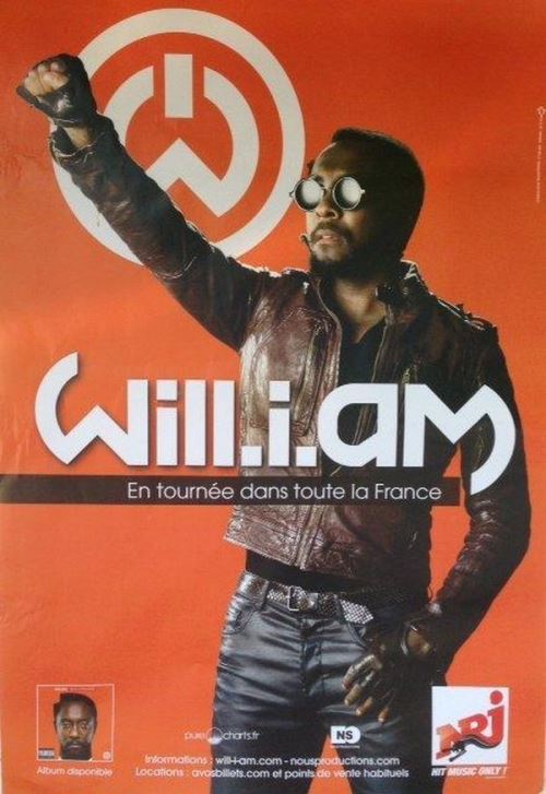 Will.i.am - 70x100 cm - AFFICHE / POSTER
