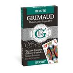Ducale – jeu de 32 cartes cartonnées plastifiées – 4 index standards –  format bridge – portraits français