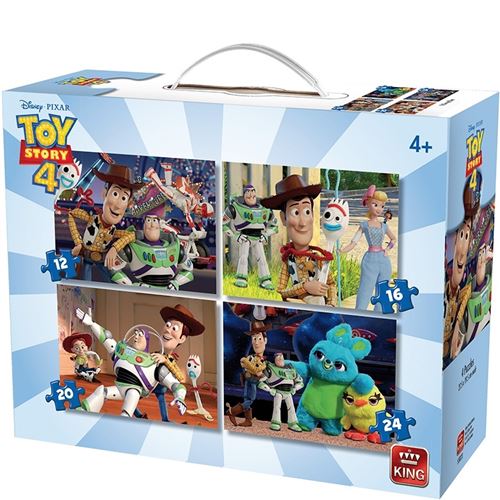 King puzzle Box Disney 4-in-1 Toy Story IVPuzzle Jigsaw Puzzles