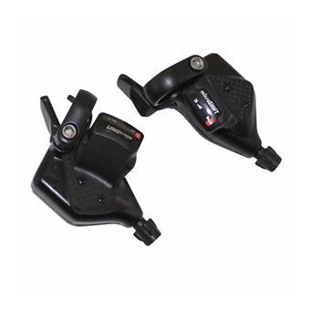 Levier-Manette Vtt P2R 3X8 vitesses Noir Alu Azera Pour