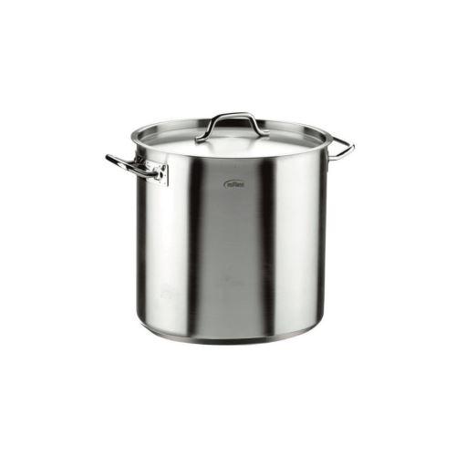 Inoxibar Marmite Ligne Professionnelle En Inox - O 20 Cm - 6,2 L - Gris - Tous Feux Dont Induction