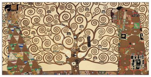 KLIMT - The Three of life (Panneaux MDF 100x50 cm)