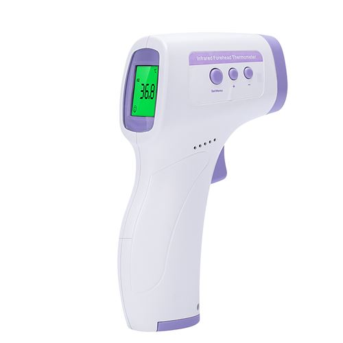 Thermomètre frontal pour bébé du corps infrarouge numérique - Blanc