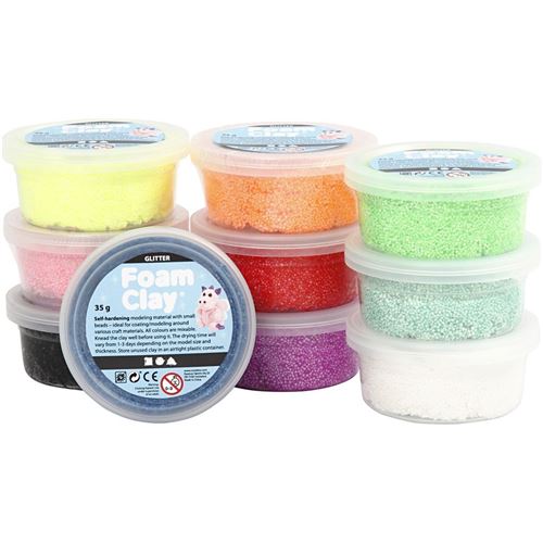 Foam Clay perle mousse argile 10 pièces