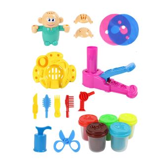 Couleur 3d Plasticine Boue Coiffeur Jouer Diy C Lay Jouets Pour Filles Boy Bt112
