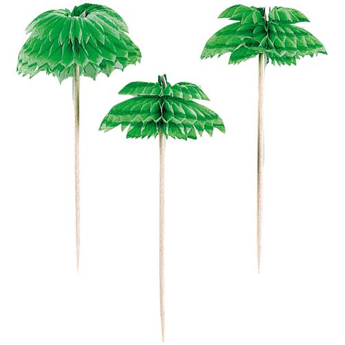 Amscan bâtonnets cocktail palmier 10,1 cm