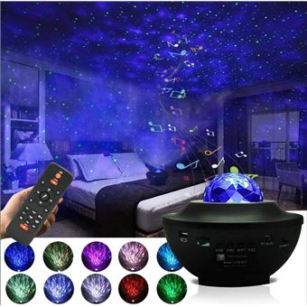 Projecteur Ciel Etoile Galaxie - LED Alexa Planetarium Projecteur  Plafond,avec Bluetooth, Télécommande et 10 Modes,Decoration