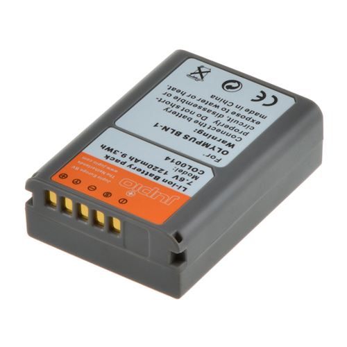 Jupio - Batterie - Li-Ion - 1220 mAh - pour Olympus PEN-F; OM-D E-M1, EM-5, E-M5, E-M5 Mark II; PEN E-P5