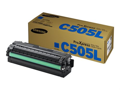 Samsung CLT-C505L Cartouche de Toner Cyan 3500 pages
