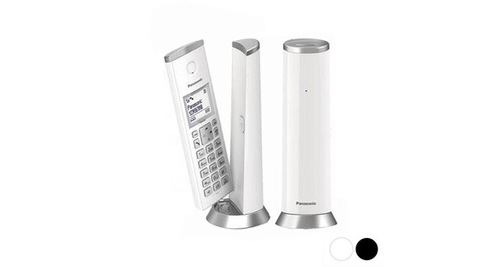 Panasonic KX-TGK212SP - Téléphone sans fil avec ID d'appelant - DECT - (conférence) à trois capacité d'appel - blanc
