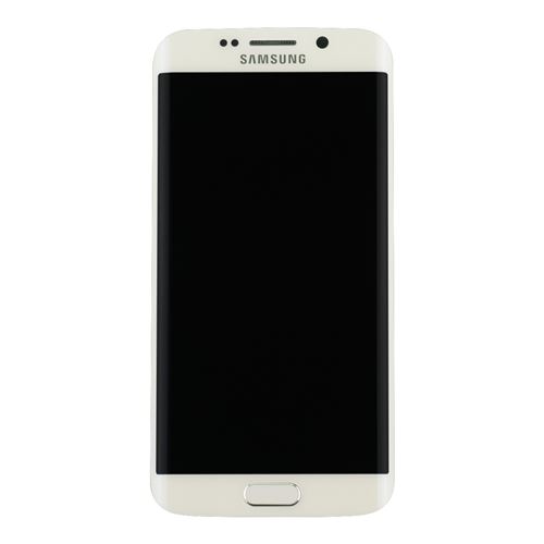Ecran tactile + LCD blanc sur châssis de remplacement pour Samsung Galaxy S6 Edge (G925 / G925F / G925V / G925A / G925T)