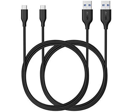 Lot de 2 Câbles USB C vers USB 3.0 ,180 cm Résistance 56k