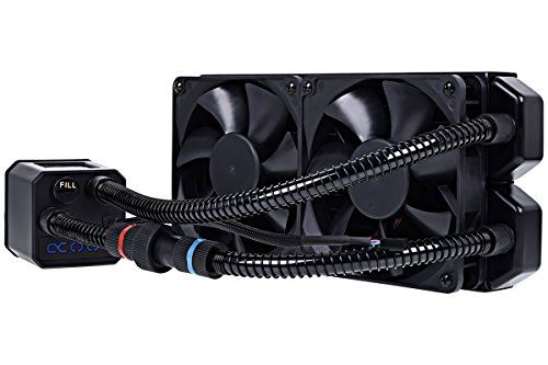 Alphacool Eisbaer 240 CPU Processeur Eau et gaz réfrigérants Eaux et gaz réfrigérants (Noir, 30 mm, 2,31 kg, 12 cm)