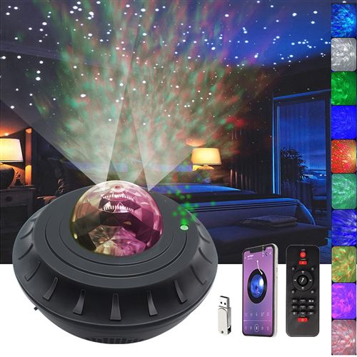 0€01 sur Projecteur Galaxy Star Commande vocale de haut-parleur de musique  intégré - Noir - Lampe vidéoprojecteur - Achat & prix