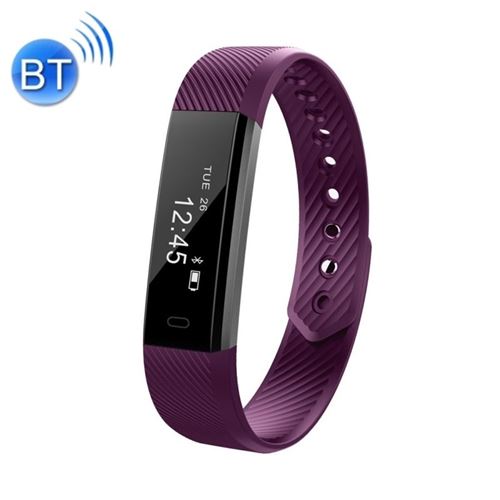 Montre Connectée Sport iOs Android Smartwatch Bluetooth Cardio Podomètre Violet - YONIS