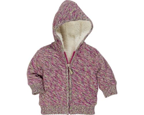 Playshoes cardigan à capuche avec doublure polaire junior multicolore