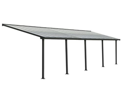 Pergola 28.9m² gris anthracite Palram 704360