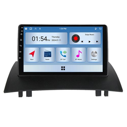 Autoradio RoverOne® Bluetooth CarPlay 2 Din 6Go RAM 128Go ROM pour Renault Megane 2 2002-2009