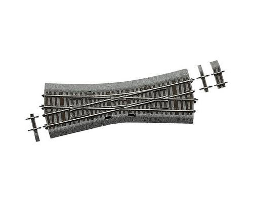 Traversée-jonction, simple (H0) Voie Rocoline (avec ballast) 230 mm Roco 42546 15 ° 531 mm