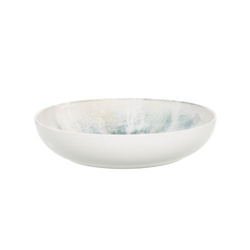 Table Passion - Saladier bas Islande - Grès - 28 cm - Blanc - Image 4