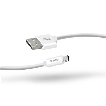 Câble de données et de chargement Type C SBS Collection Polo 1,5 m Blanc