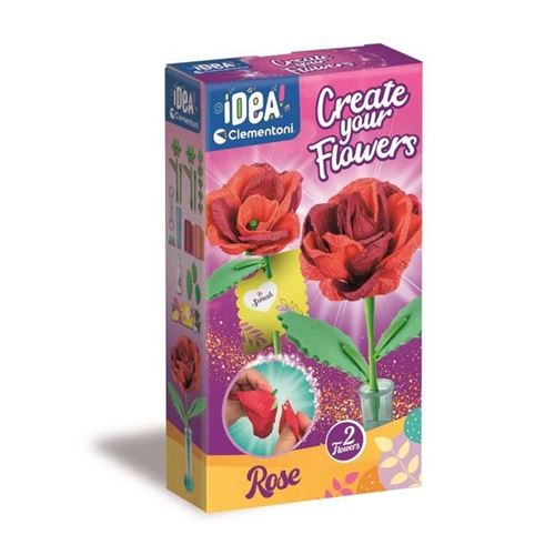 Clementoni Rose Coffret Créatif Crée Tes Fleurs - Image 2