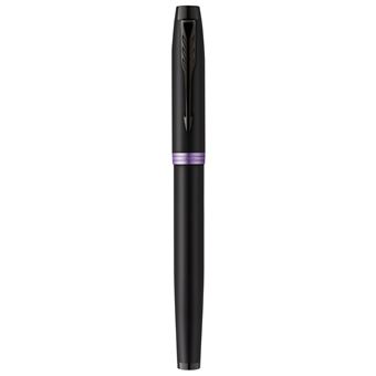 Parker IM  Vibrant Rings Noir Violet Plume M