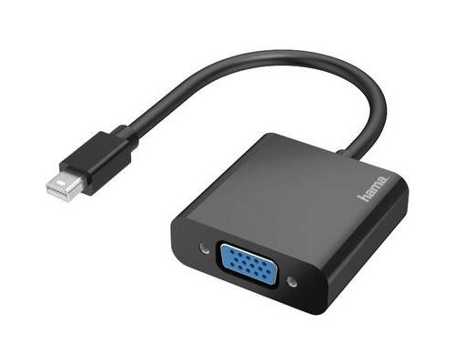 Hama 00200333 Mini-Display / VGA Adaptateur [1x connecteur UK - 1x Mini port Display mâle] noir